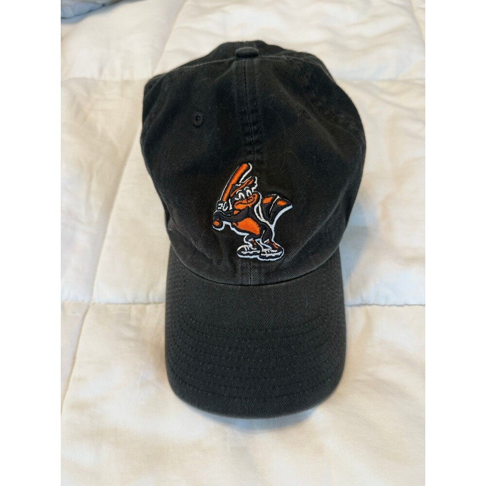 Vintage Twins Enterprise Baltimore Orioles Black Strapback Cap